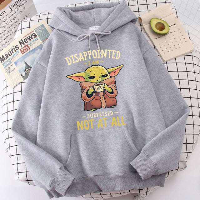 Coleção de Moletom "No Coffee, No Forcee" - Baby Yoda - Séries de TV