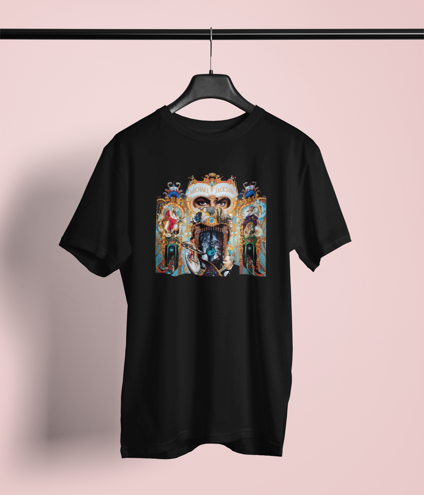 Camiseta "Dangerous - Michael Jackson" - Álbum - Música