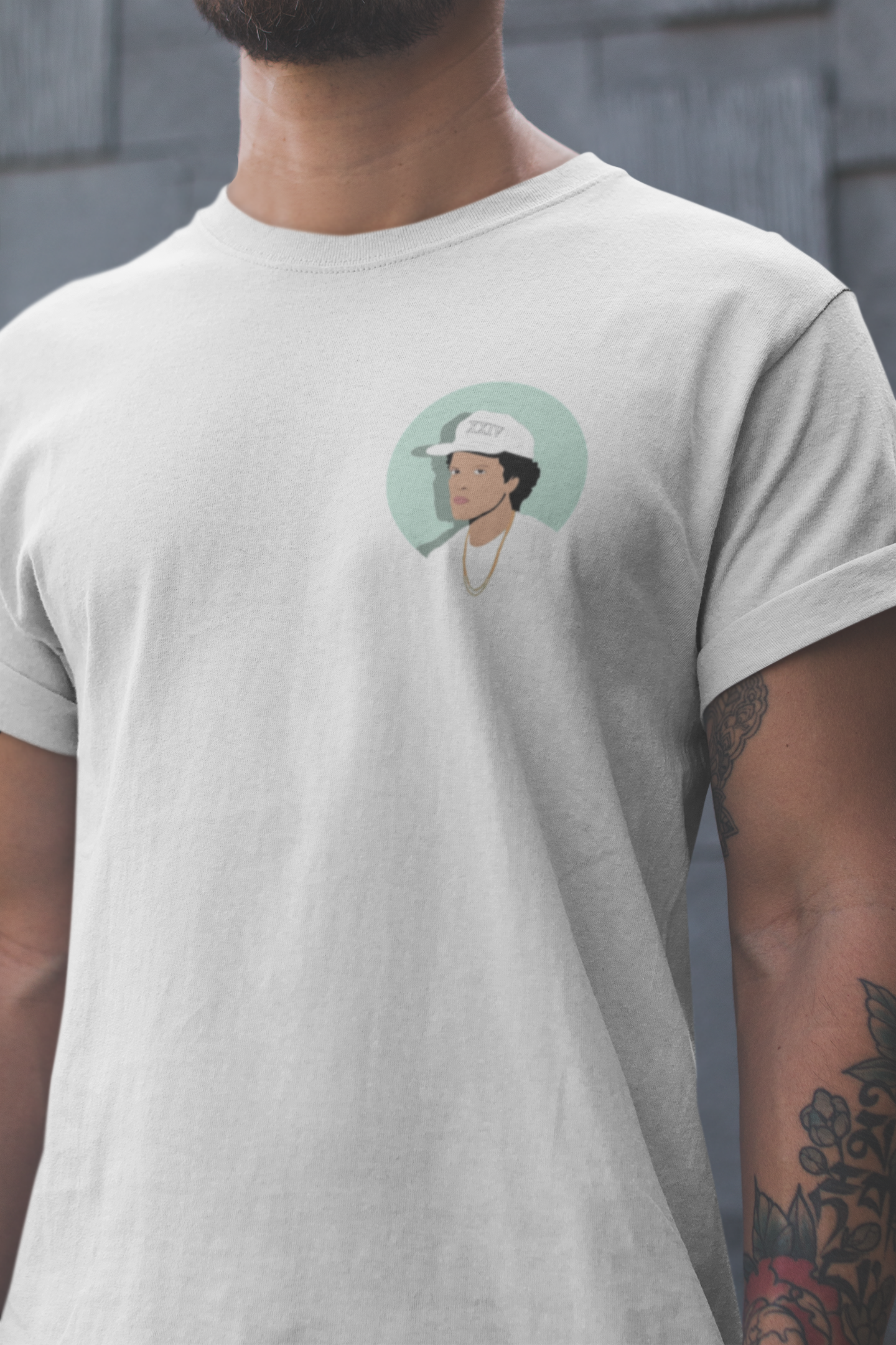 Camiseta "Bruno Mars" Clássica - Música