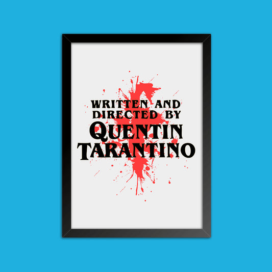 Quadro "Quentin Tarantin" - Filmes