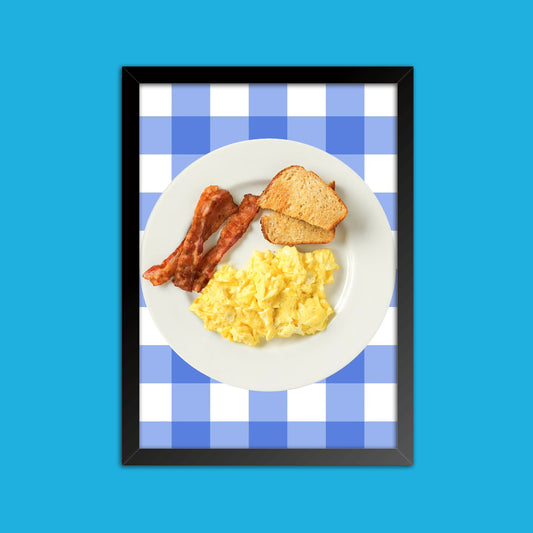 Quadro Ron Swanson "Breakfast" - Parks and Rec - Séries de TV
