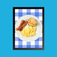 Quadro Ron Swanson "Breakfast" - Parks and Rec - Séries de TV