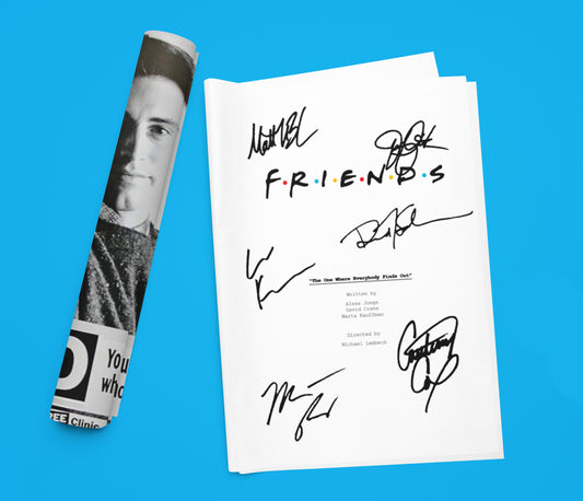 Script/Roteiro "The One Where Everybody Finds Out" - Friends - Séries de TV