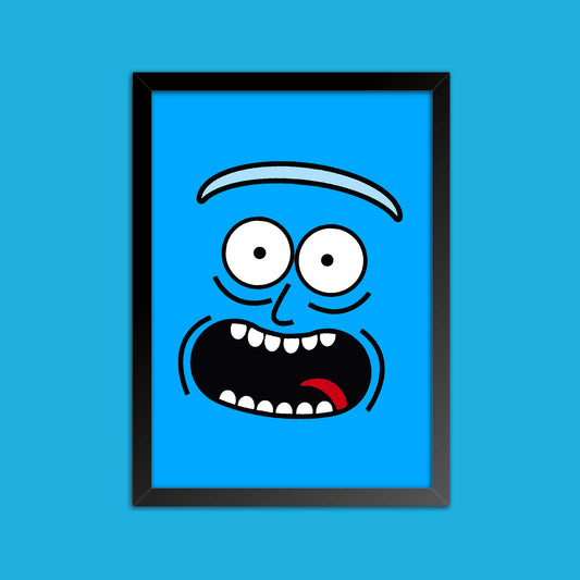 Quadro "Rick Face" - Rick and Morty - Séries de TV