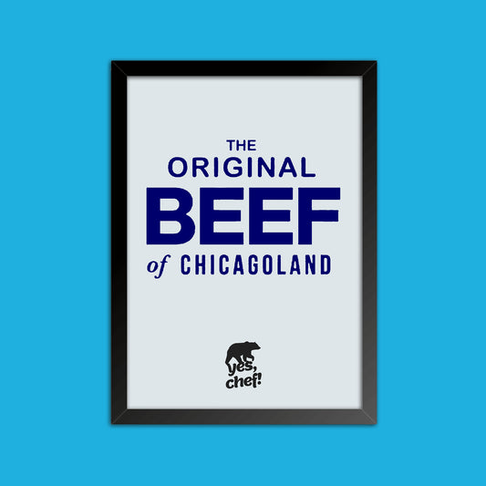 Quadro "The Beef" - The Bear - Séries de TV