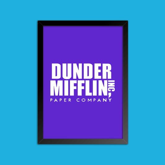 Quadro "Dunder Mifflin" - The Office - Séries de TV