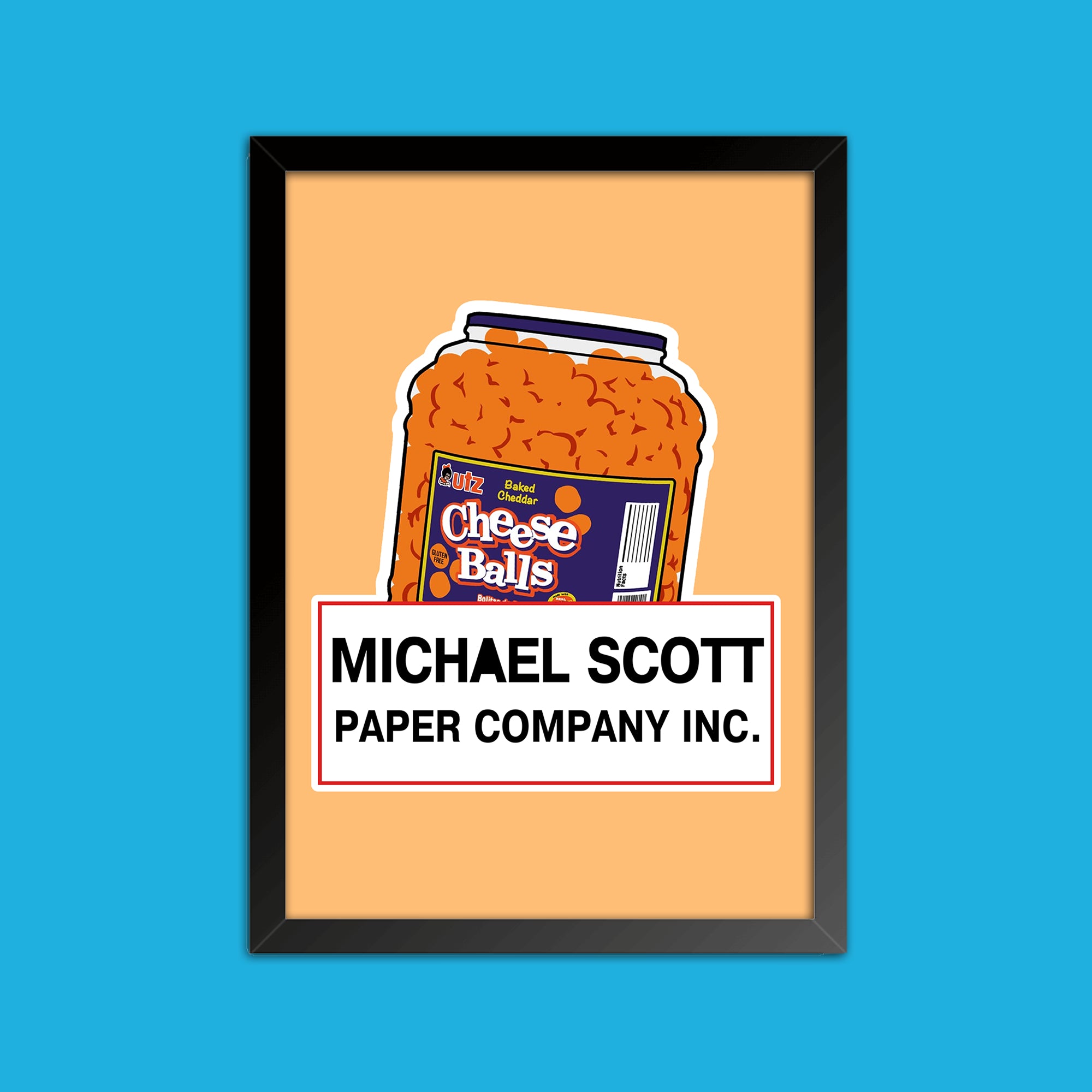 Quadro 'Michael Scott Paper Company' The Office Séries de TV