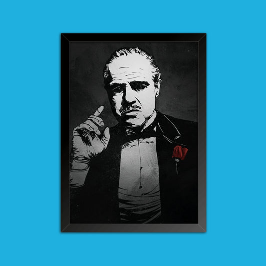 Quadro "Vito Corleone" - O Poderoso Chefão (Godfather) - Filmes