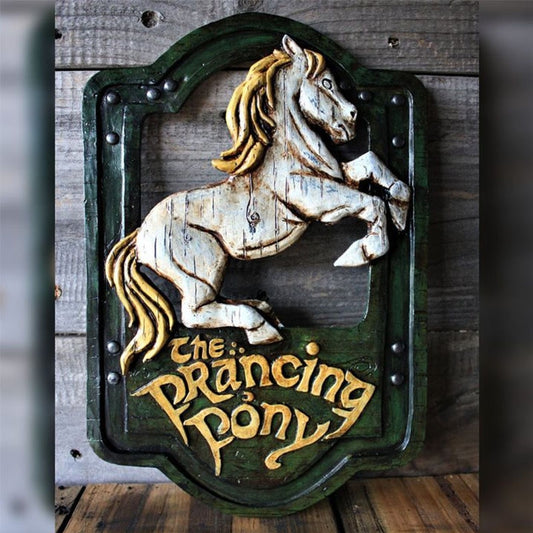 Placas Decorativas -"The Prancing Pony" e "The Green Dragon" - Senhor dos Anéis - Filmes
