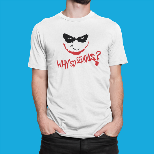 Camiseta "Why So Serious?" - Joker - Filmes