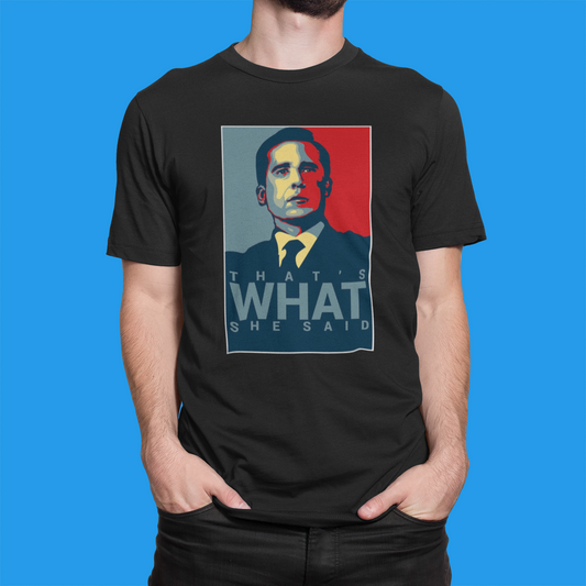 Camiseta "That's What She Said" Michael Scott - The Office - Séries de TV