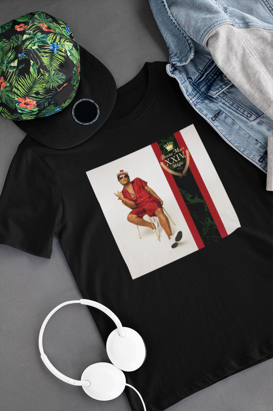 Camiseta "24k Magic - Bruno Mars" - Álbum - Música