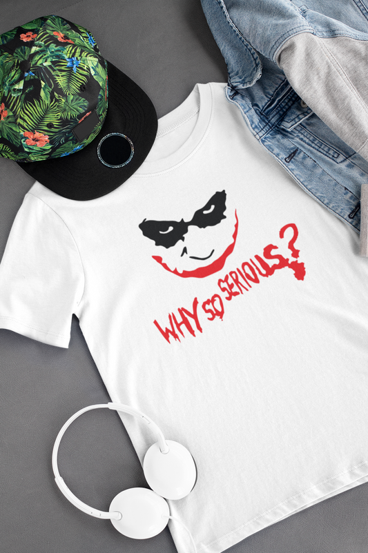 Camiseta "Why So Serious?" - Joker - Filmes