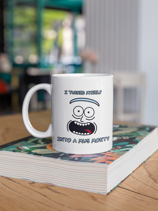 Caneca "Turned Myself Into a Mug" - Rick and Morty - Séries de TV