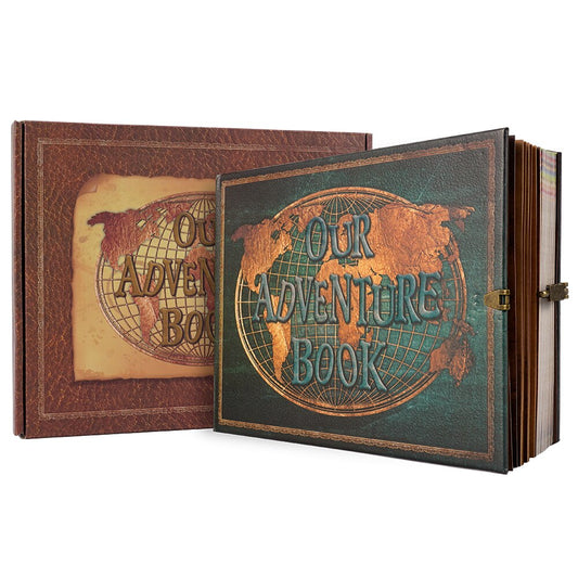 Álbum/Scrapbook Nossas Aventuras - Vintage - Papelaria