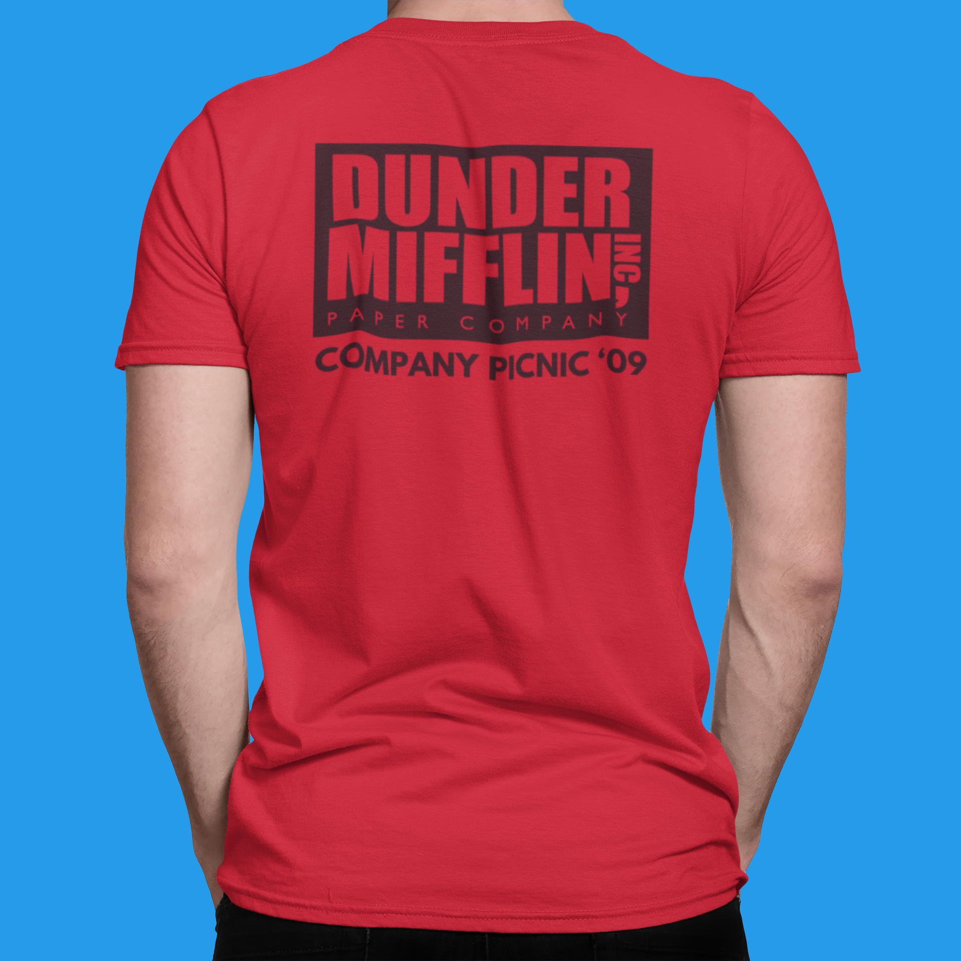 Camiseta Oversized The Office Dunder Mifflin Dwight Tv Show Scranton  Masculina De Algodão Crewneck Top Exclusivo - Escorrega o Preço
