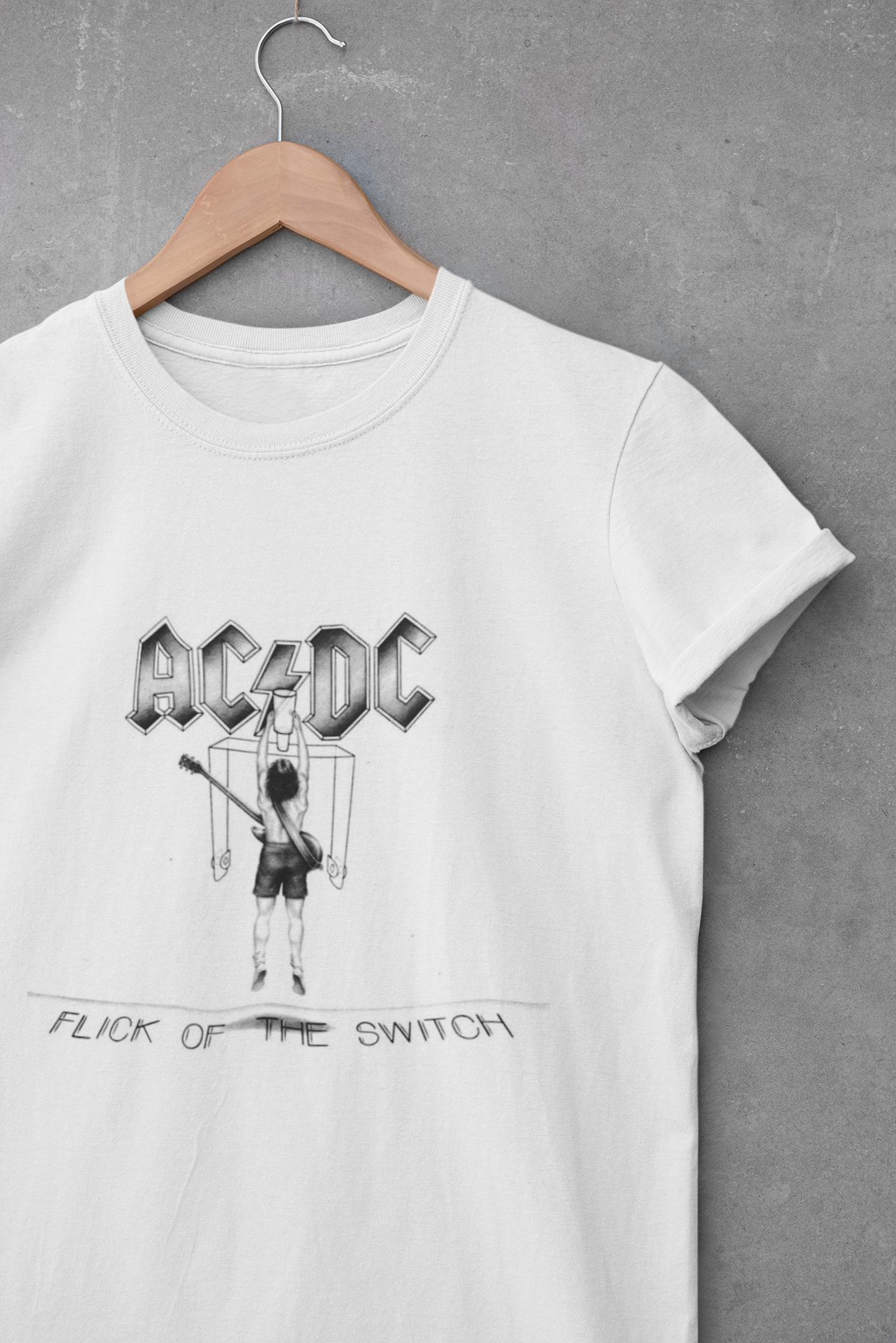Camiseta "Flick of the Switch - ACDC" - Álbum - Música