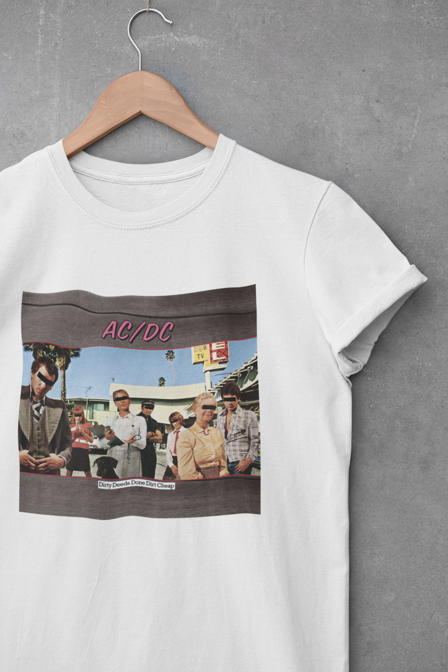 Camiseta "D. Deeds Done D. Cheap - ACDC" - Álbum - Música