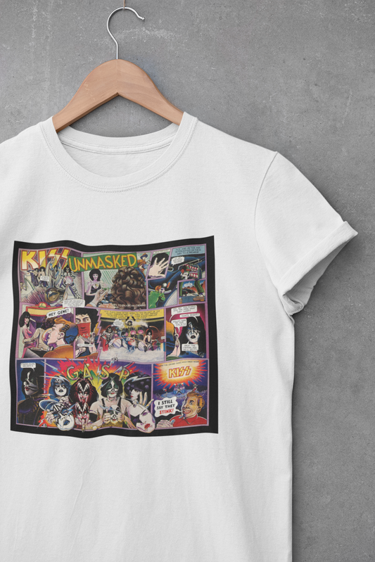 Camiseta "Unmasked - Kiss" - Álbum - Música