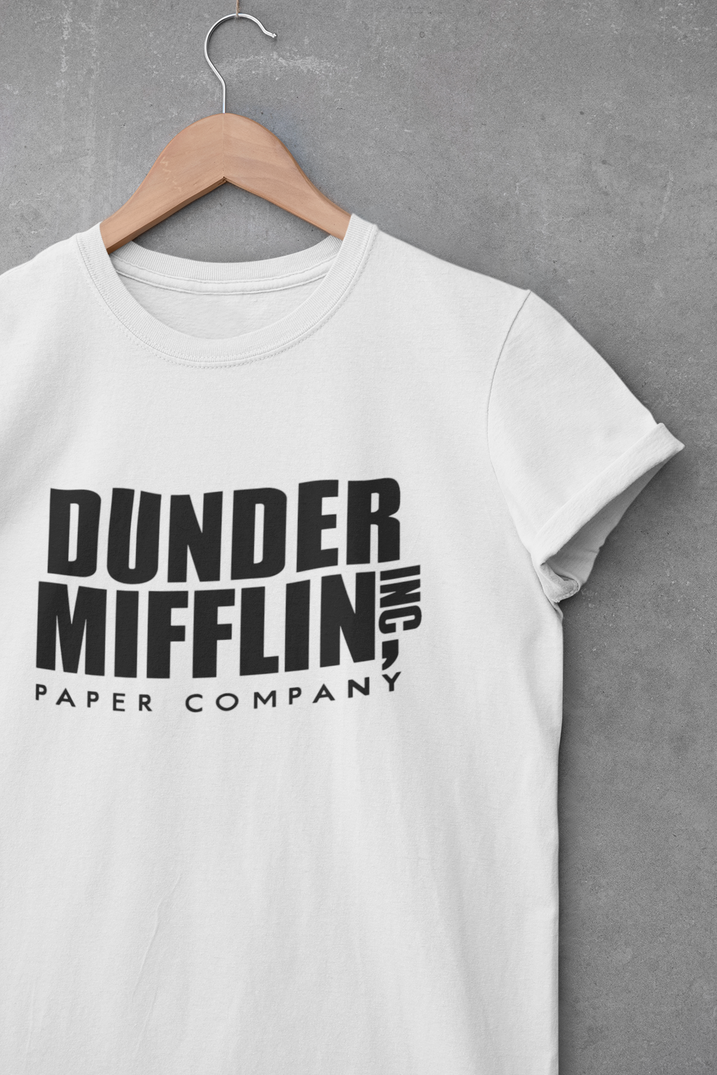 Camiseta Oversized The Office Dunder Mifflin Dwight Tv Show Scranton  Masculina De Algodão Crewneck Top Exclusivo - Escorrega o Preço
