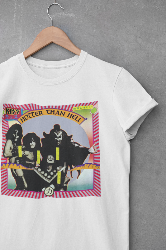 Camiseta "Hotter Than Hell - Kiss" - Álbum - Música