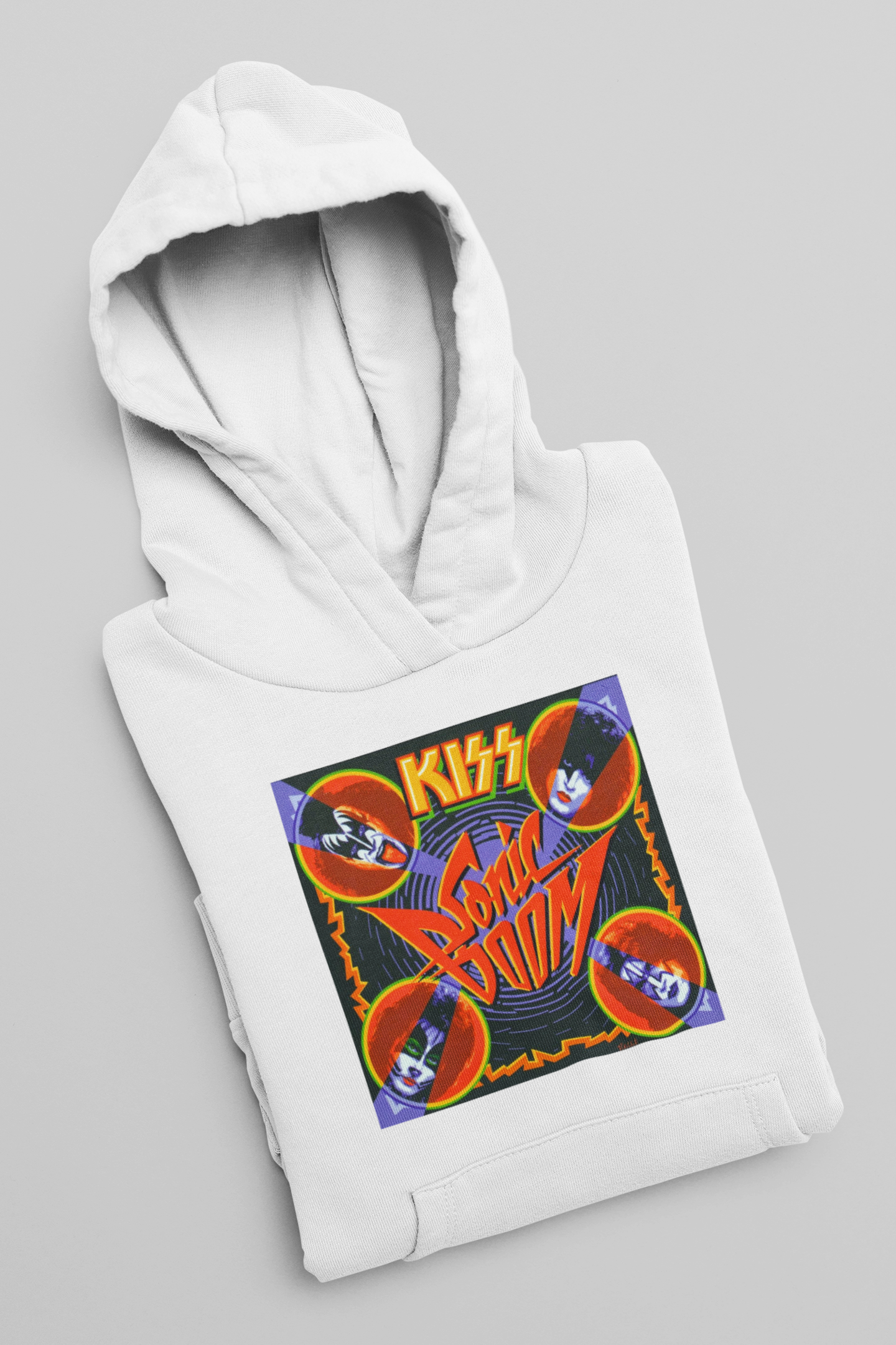 Camiseta 'Sonic Boom - Kiss' - Álbum - Música Projeto Fan Service