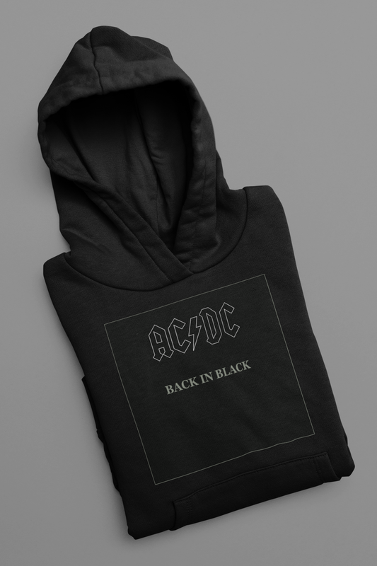 Moletom "Back in Black - ACDC"- Álbum - Música
