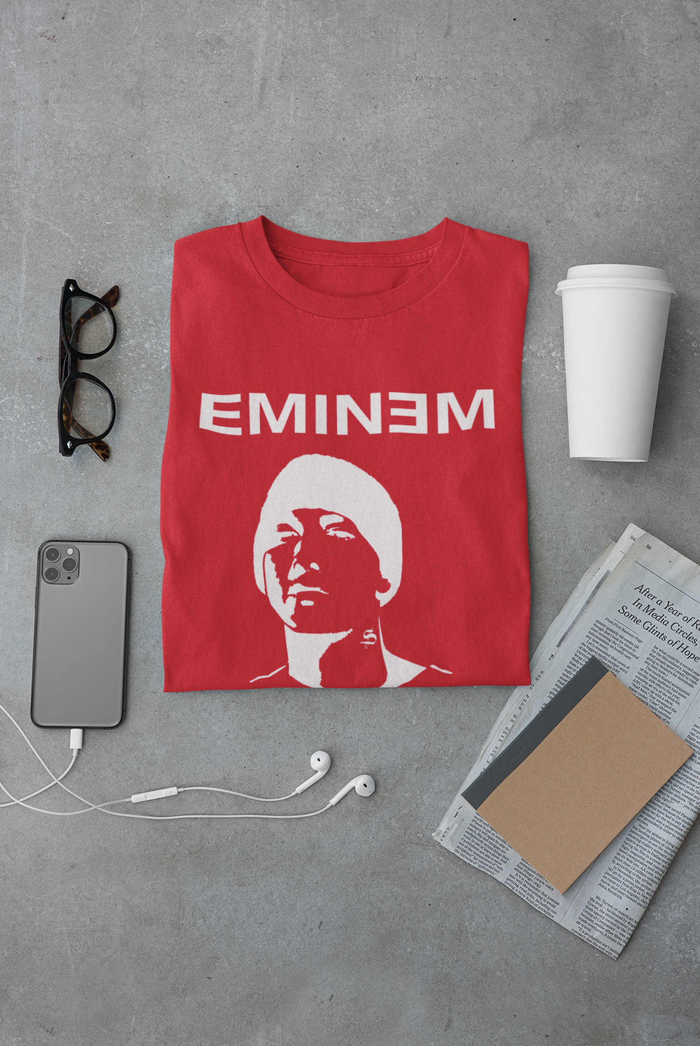 Camiseta "Eminem" Clássica - Música