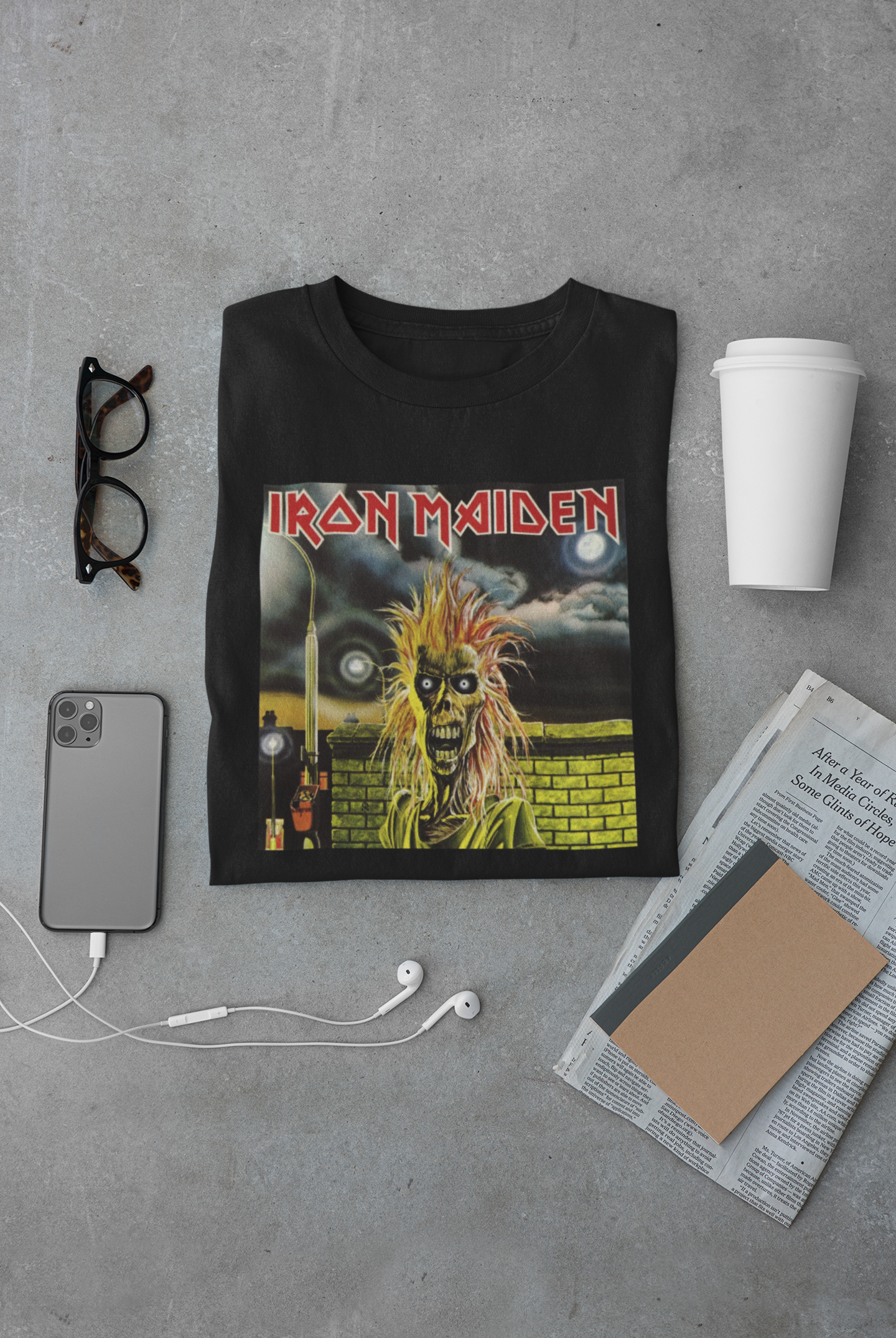 Camiseta "Iron Maiden" Álbum - Música