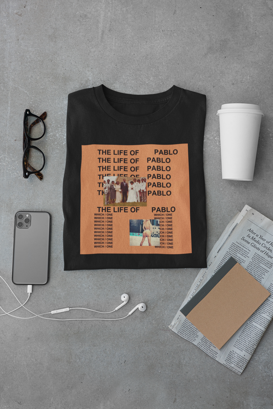 Camiseta "The Life of Pablo - Kanye West" - Álbum - Música