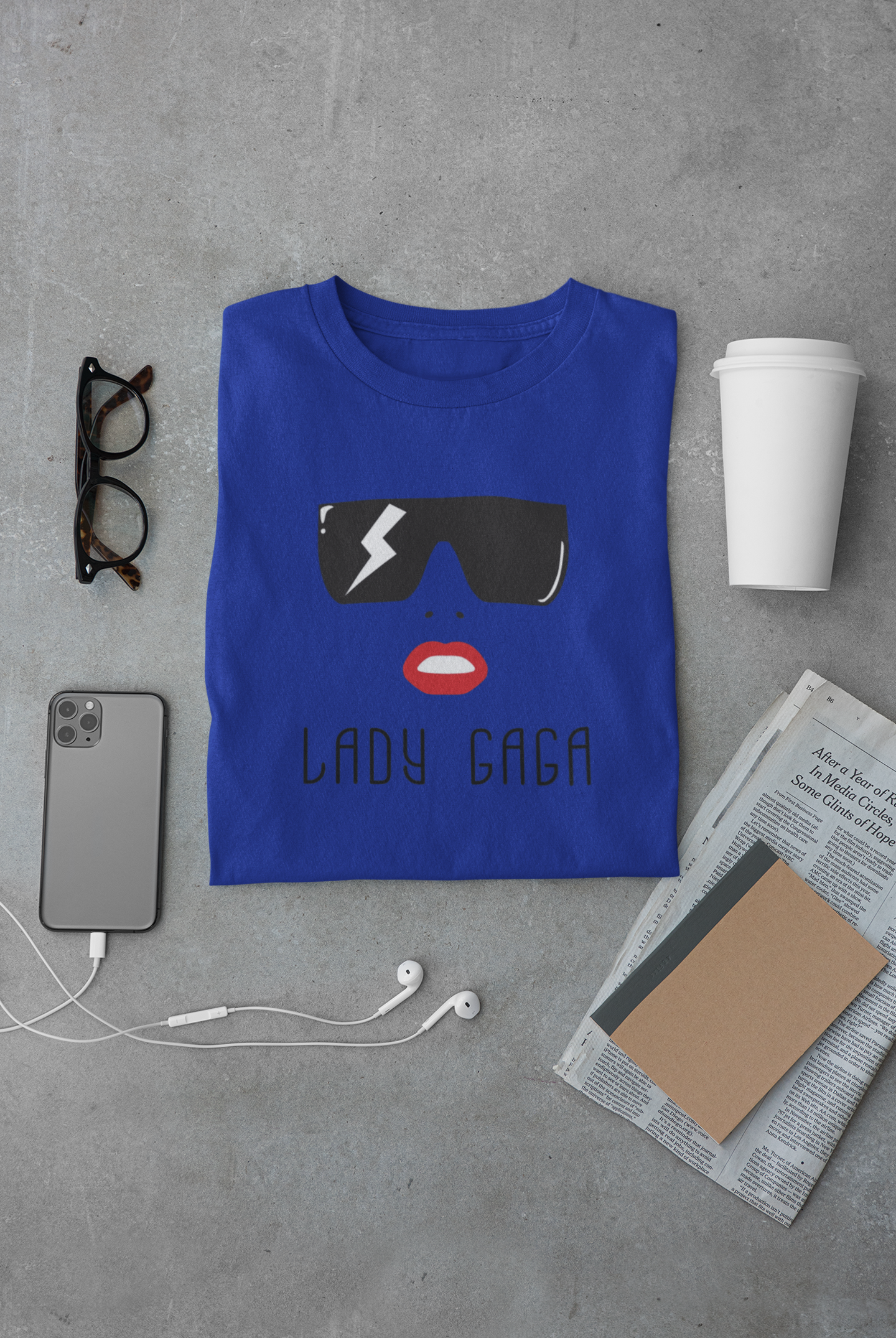 Camiseta "Lady Gaga" Clássica - Música