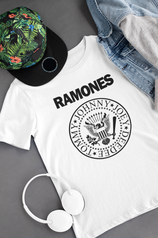 Camiseta "Ramones" Clássica - Música
