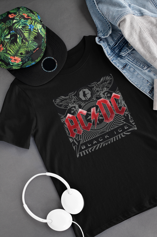 Camiseta "Black Ice - ACDC" - Álbum - Música