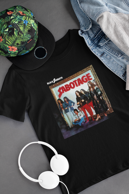 Camiseta "Sabotage - Black Sabbath" - Álbum - Música