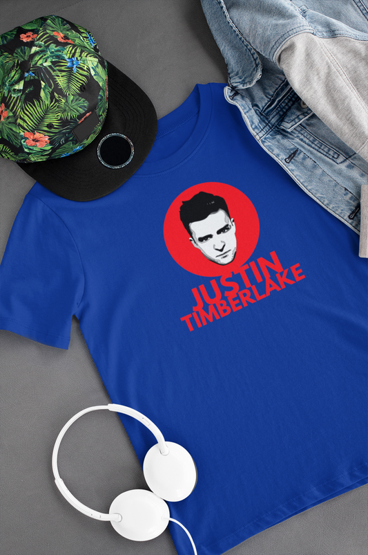 Camiseta "Justin Timberlake" Clássica - Música
