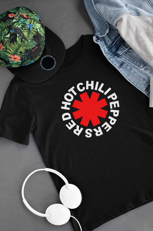 Camiseta "Red Hot Chili Peppers" Clássica - Música