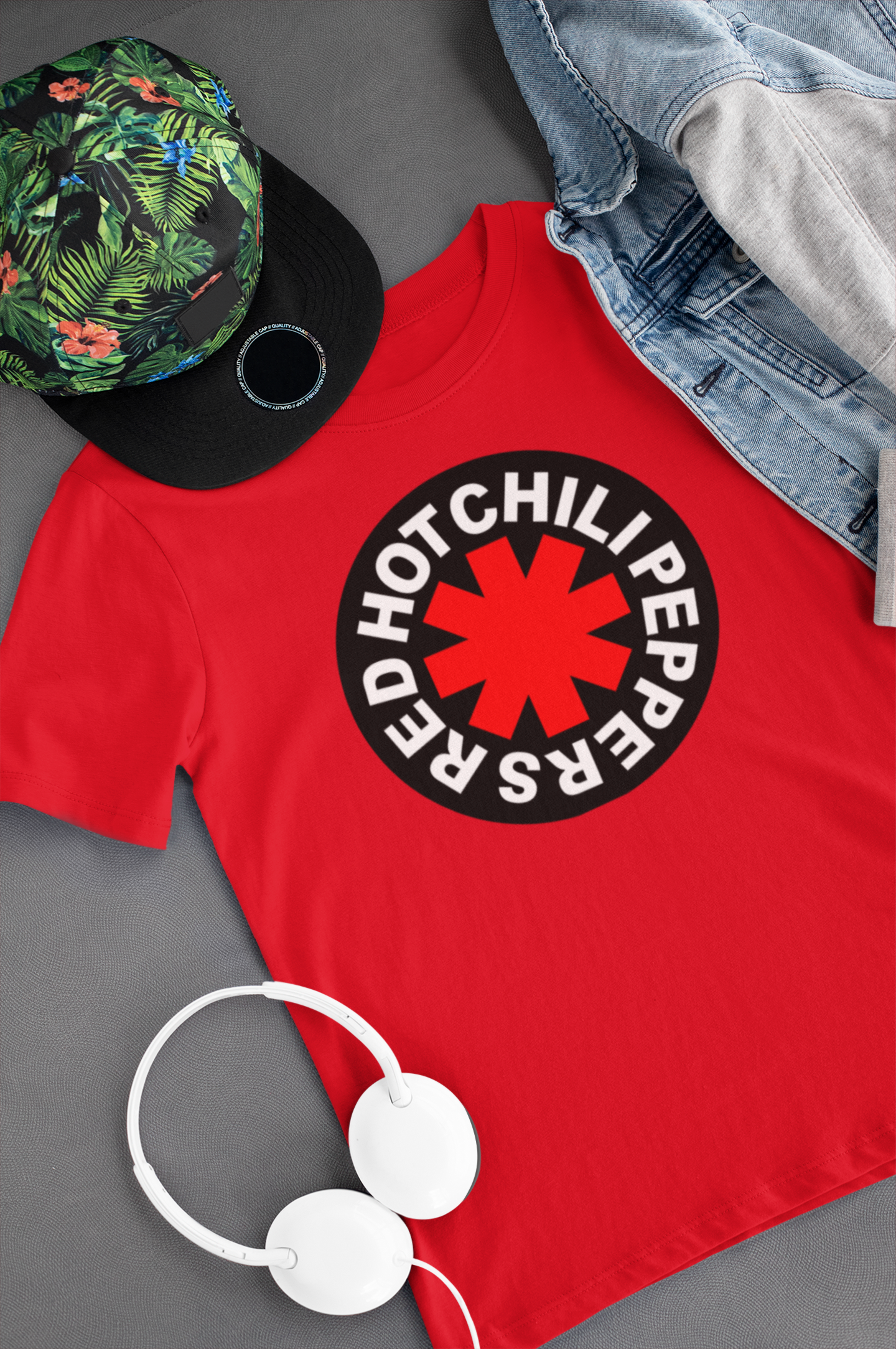 Camiseta "Red Hot Chili Peppers" Clássica - Música