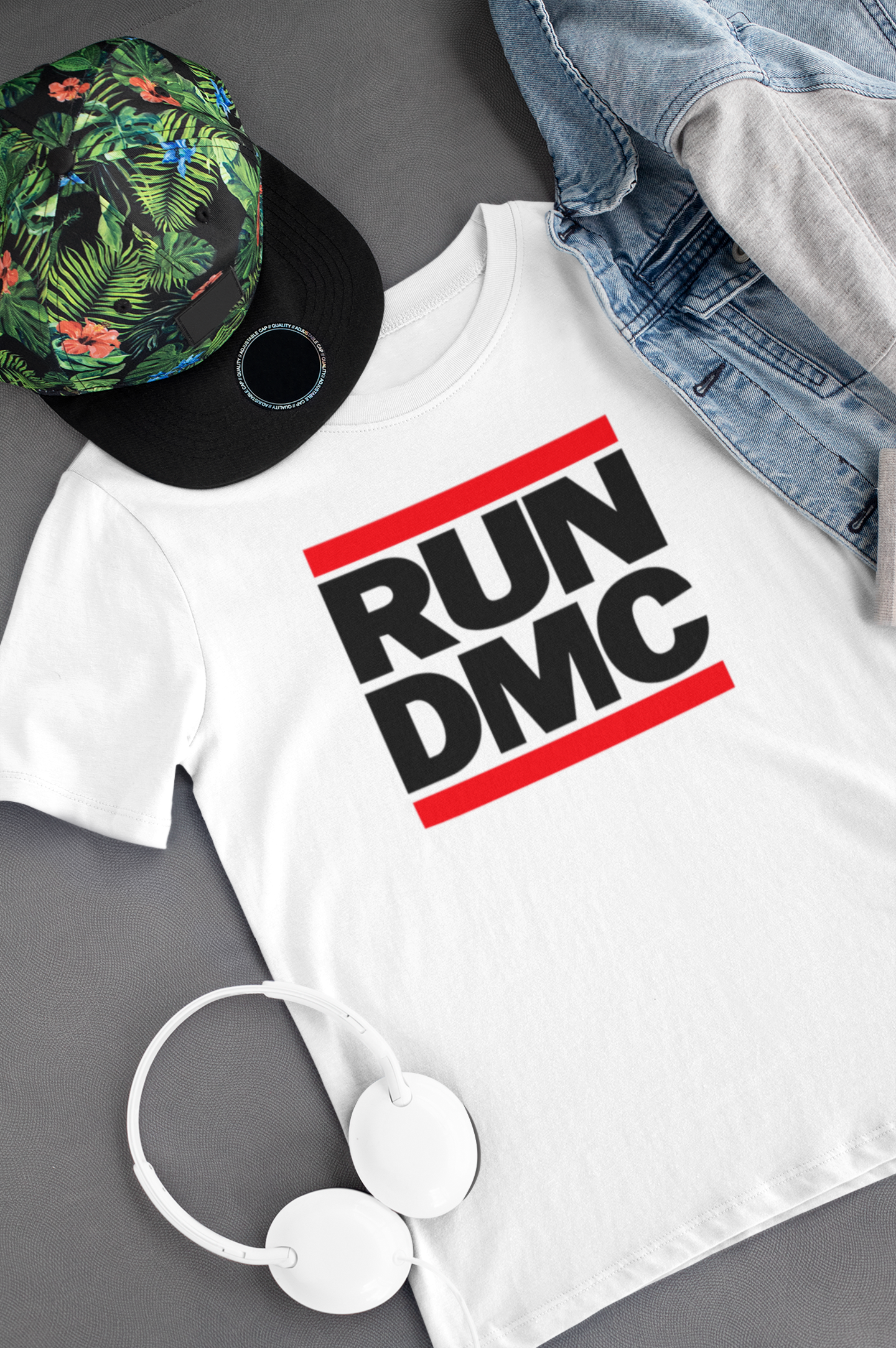 Camiseta "Run DMC" Clássica - Música