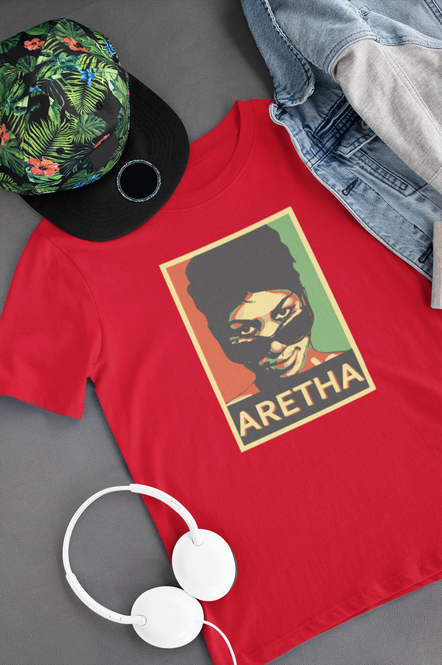 Camiseta "Aretha Franklin" Clássica - Música