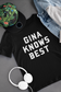 Camiseta "Gina Knows Best" - Brooklyn 99 - Séries de TV