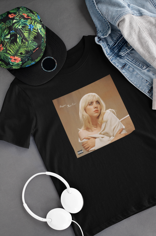 Camiseta "Happier Than Ever - Billie Eilish" - Álbum - Música