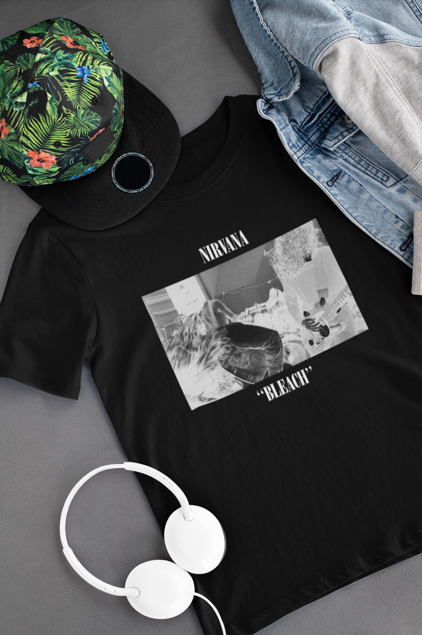 Camiseta 'Bleach - Nirvana' - Álbum - Música Projeto Fan Service