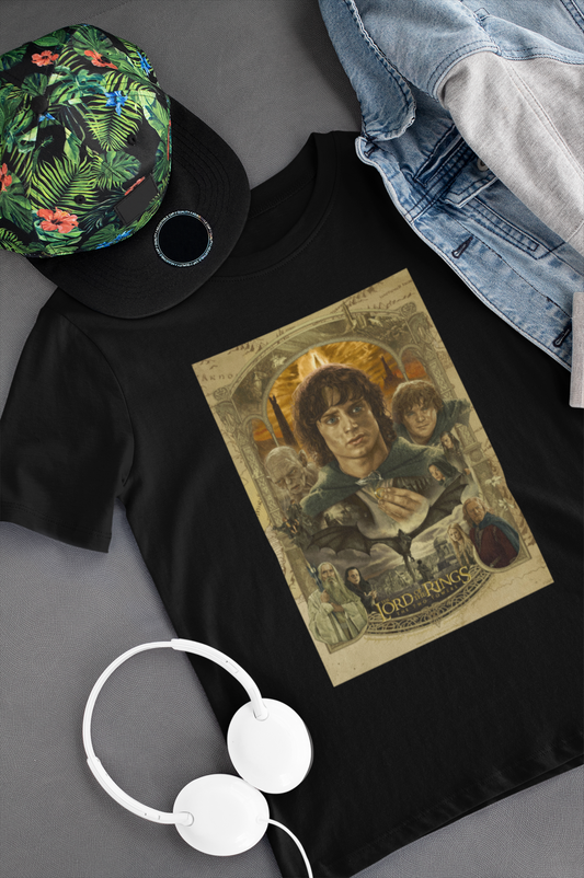 Camiseta "O Senhor dos Anéis" Pôster - Filmes