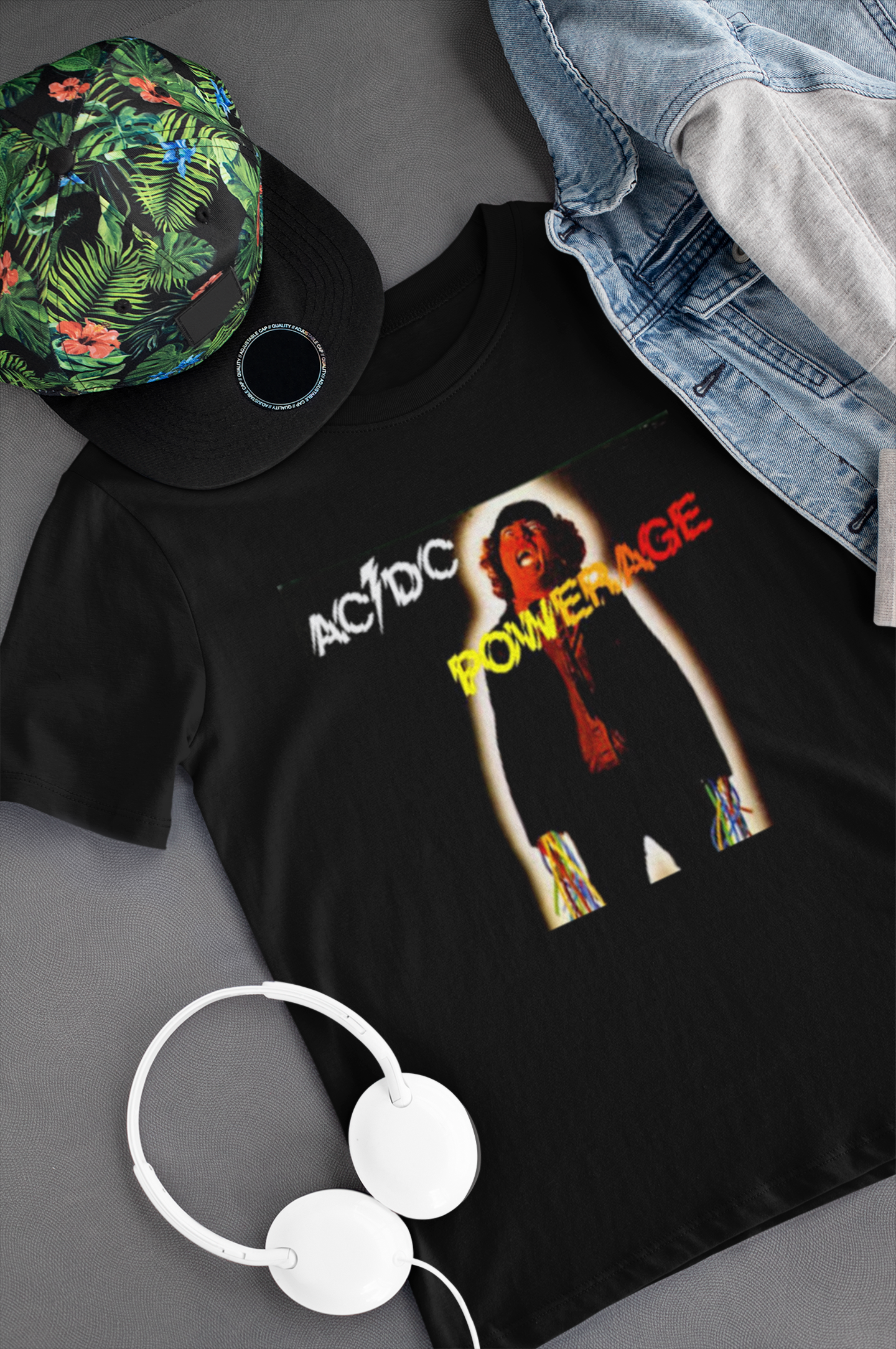 Camiseta "Powerage - ACDC" - Álbum - Música