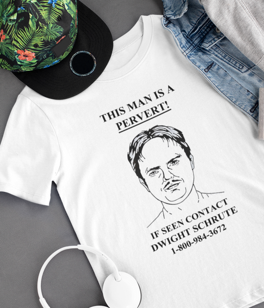 Camiseta "Dwight Pervert" - The Office - Séries de TV