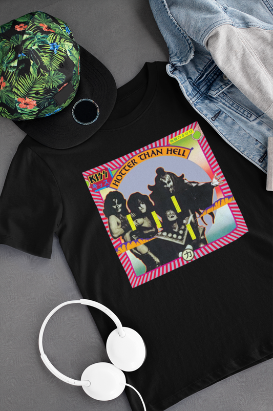 Camiseta "Hotter Than Hell - Kiss" - Álbum - Música