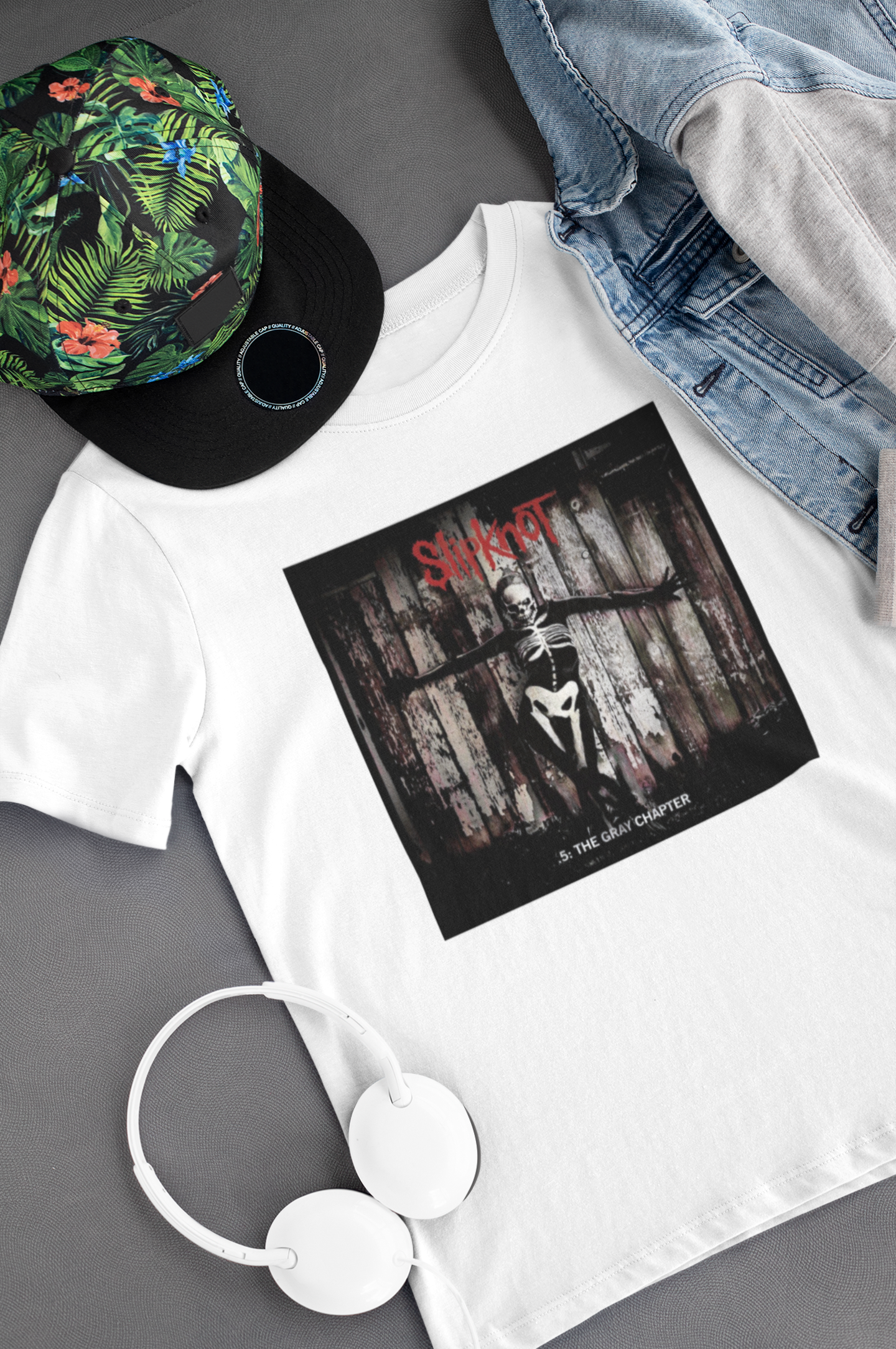 Camiseta "5: The Gray Chapter - Slipknot" - Álbum - Música