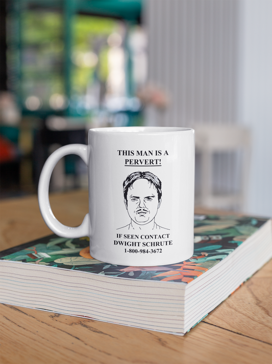 Caneca "Dwight Pervert" - The Office - Série de TV