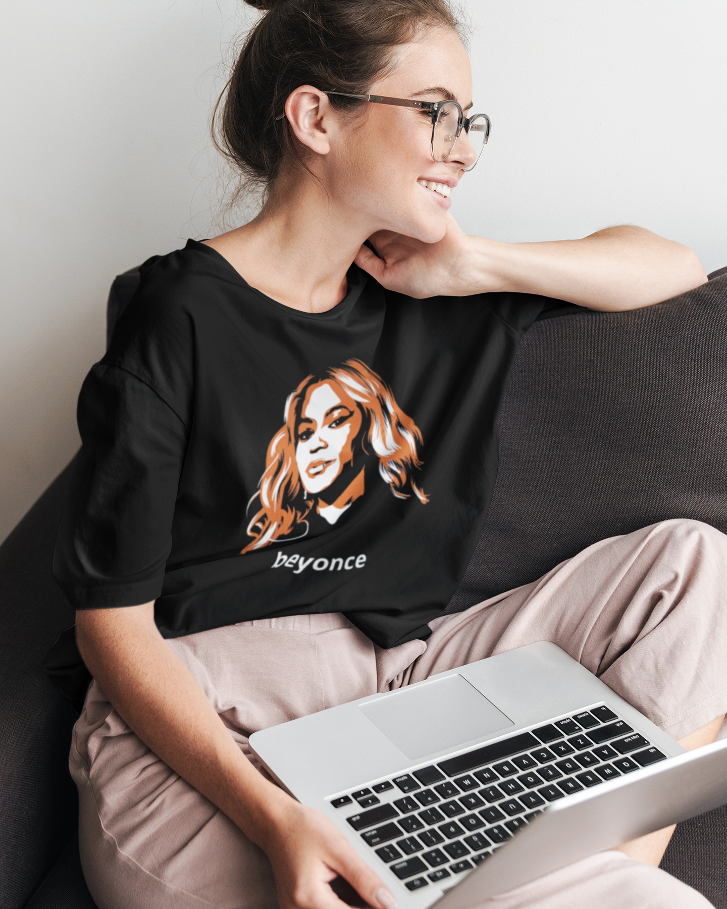 Camiseta "Beyoncé" Faces - Música