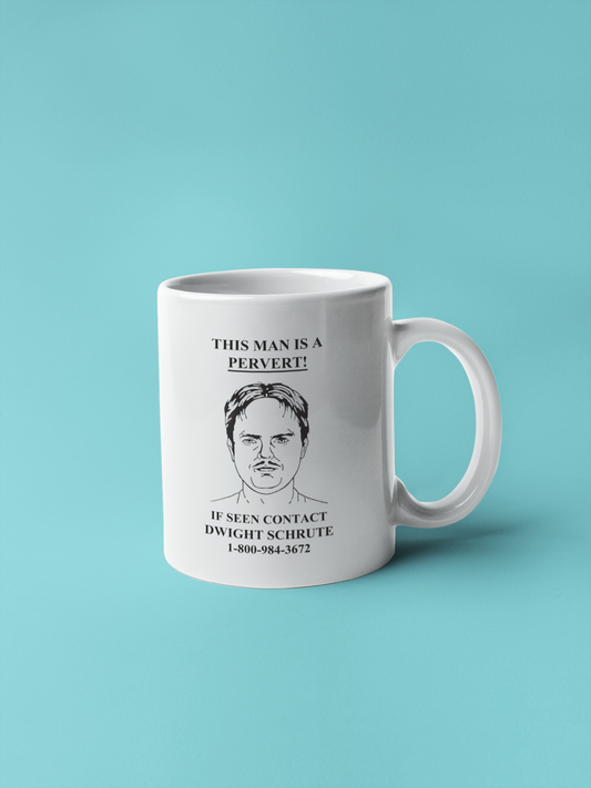 Caneca "Dwight Pervert" - The Office - Série de TV